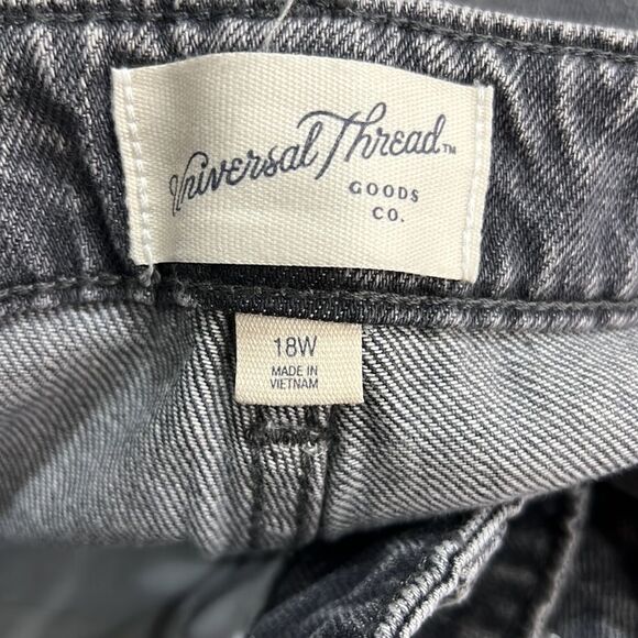 Universal Thread non-stretch Gray relaxed straight jeans size 18w NWT - Picture 13 of 13
